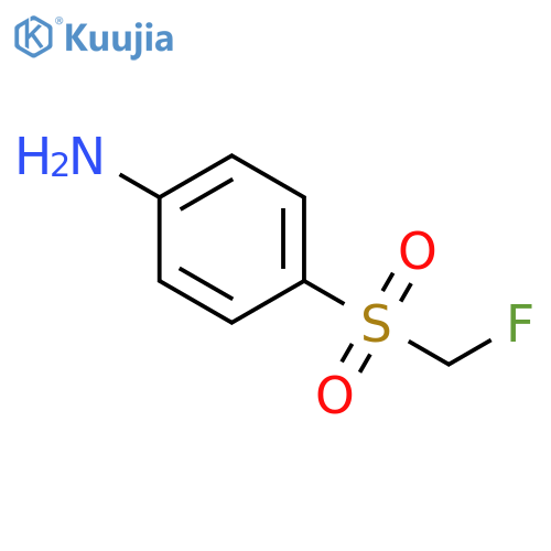 Benzenamine, 4-[(fluoromethyl)sulfonyl]- structure