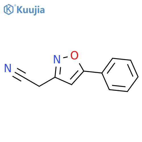 2-(5-phenyl-1,2-oxazol-3-yl)acetonitrile structure