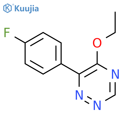 1,2,4-Triazine,5-ethoxy-6-(4-fluorophenyl)-(9CI) structure