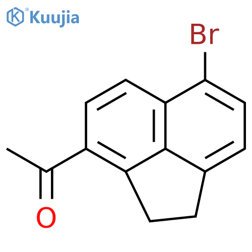 1-(6-bromo-1,2-dihydroacenaphthylen-3-yl)ethanone structure