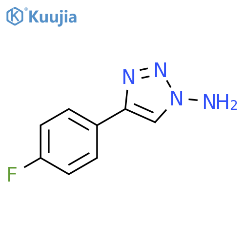 1H-1,2,3-Triazol-1-amine, 4-(4-fluorophenyl)- structure