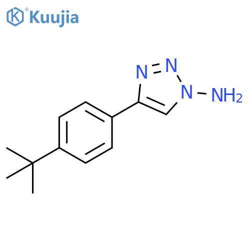 1H-1,2,3-Triazol-1-amine, 4-[4-(1,1-dimethylethyl)phenyl]- structure