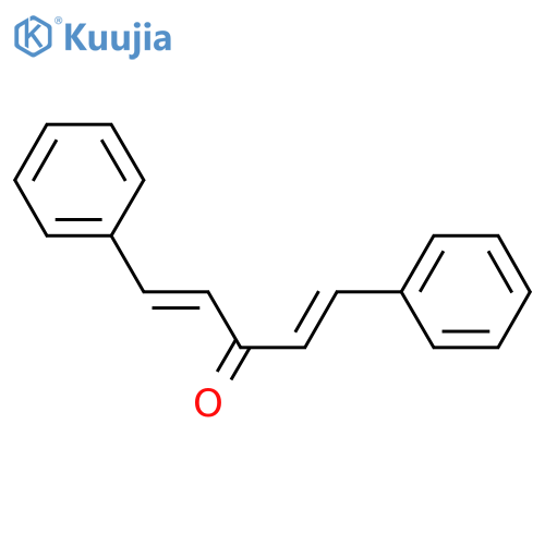 trans-Dibenzylideneacetone structure