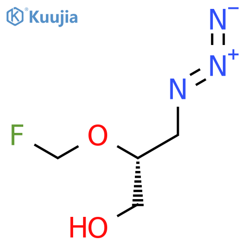 1-Propanol, 3-azido-2-(fluoromethoxy)-, (2R)- structure