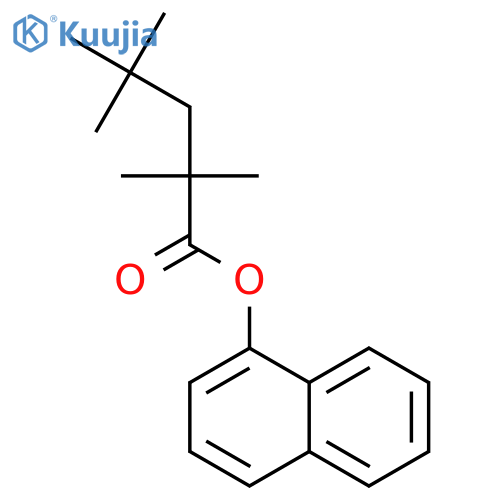 naphthalen-1-yl 2,2,4,4-tetramethylpentanoate structure