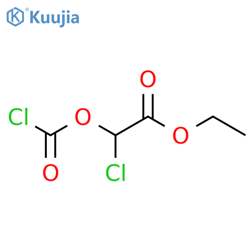Acetic acid, chloro[(chlorocarbonyl)oxy]-, ethyl ester structure