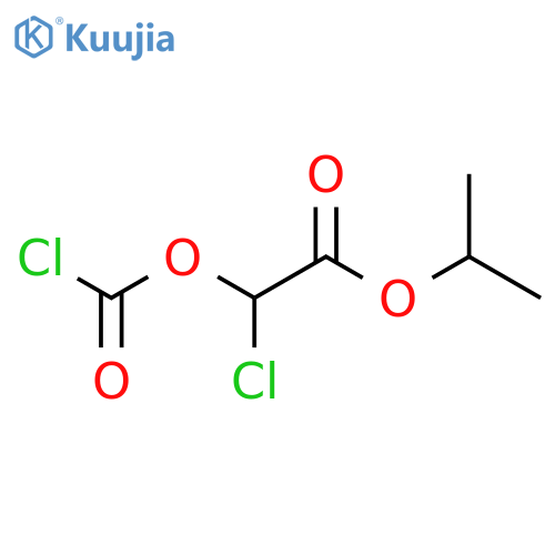 Acetic acid, chloro[(chlorocarbonyl)oxy]-, 1-methylethyl ester structure