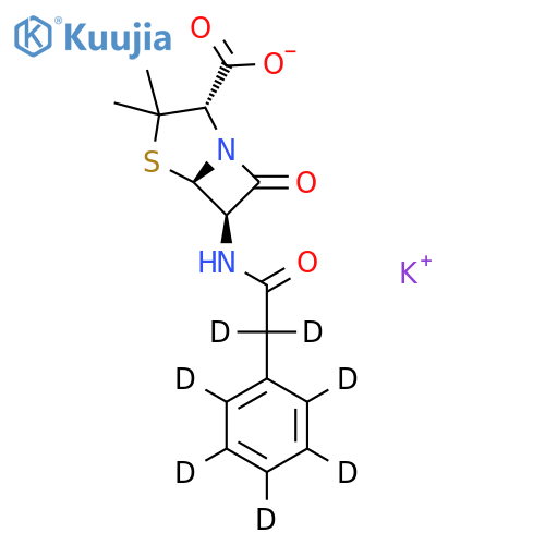 Benzyl Penicillinate-d7 Potassium Salt (Penicillin G-d7 Potassium Salt) structure