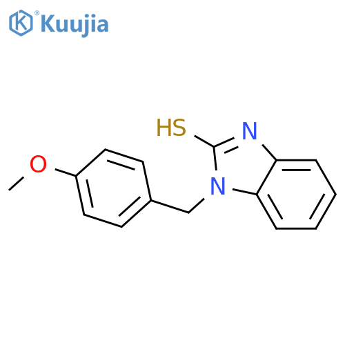 1-(4-Methoxybenzyl)-1H-benzimidazole-2-thiol structure