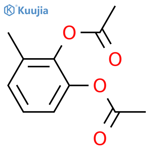 1,2-Benzenediol, 3-methyl-, diacetate structure