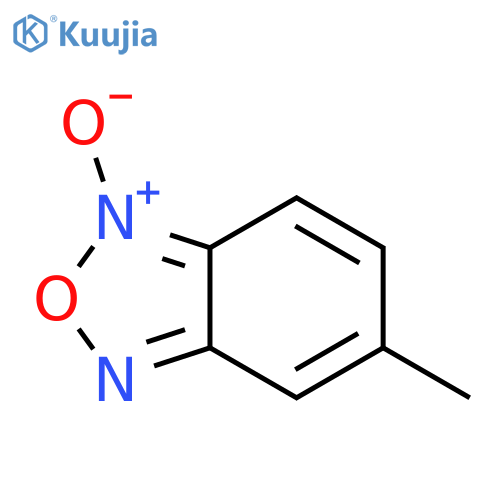 6-methyl-2,1,3-benzoxadiazole 1-oxide structure