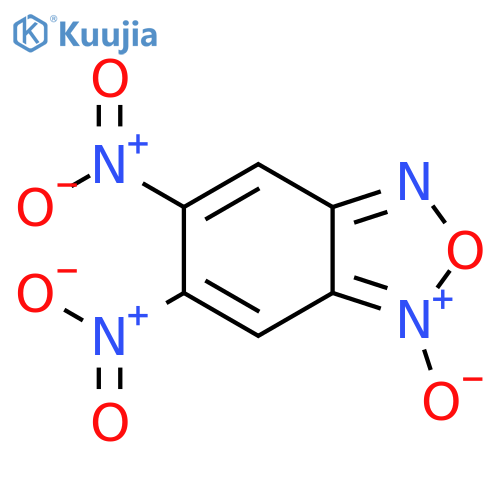 2,1,3-Benzoxadiazole, 5,6-dinitro-, 1-oxide structure