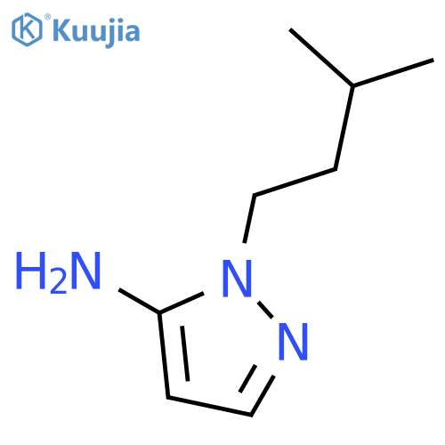 1-(3-methylbutyl)-1H-pyrazol-5-amine structure