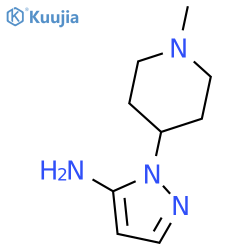 1-(1-Methylpiperidin-4-yl)-1H-pyrazol-5-amine structure