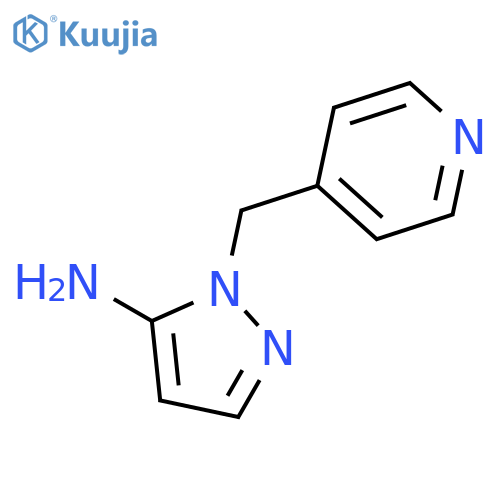 1-(Pyridin-4-ylmethyl)-1H-pyrazol-5-amine structure