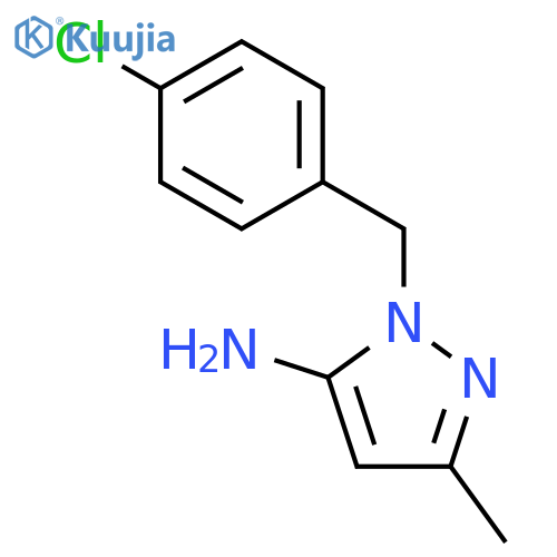 1-(4-Chlorobenzyl)-3-methyl-1H-pyrazol-5-amine structure
