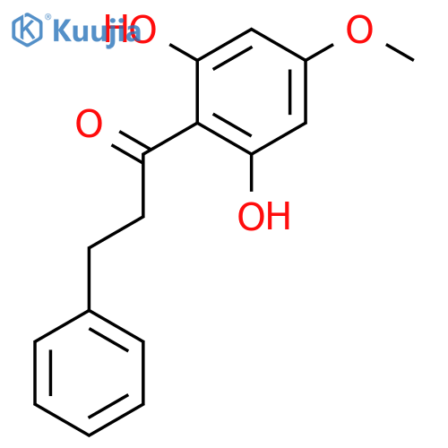 1-(2,6-dihydroxy-4-methoxyphenyl)-3-phenylpropan-1-one structure