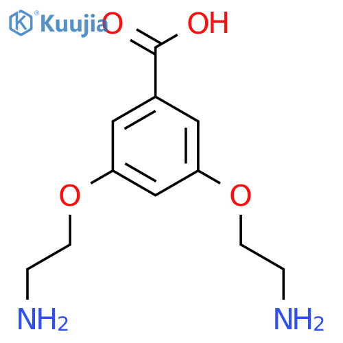 3,5-Bis(2-aminoethoxy)benzoic acid structure