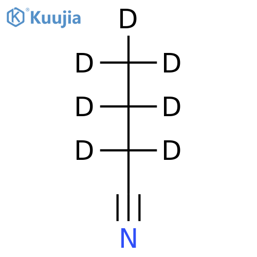 Butyronitrile-d7 structure