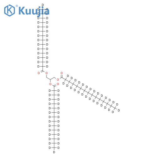 Glyceryl Tri(pentadecanoate-d29) structure