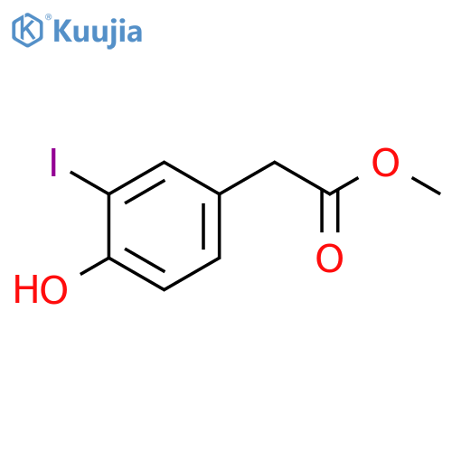 (4-Hydroxy-3-iodophenyl)acetic Acid Methyl Ester structure
