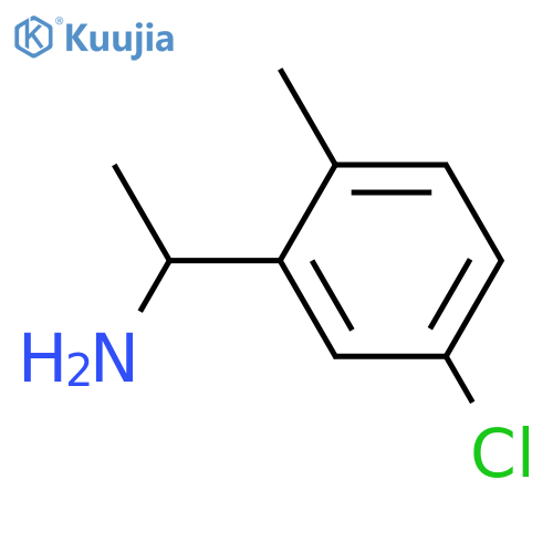 1-(5-Chloro-2-methylphenyl)ethan-1-amine structure