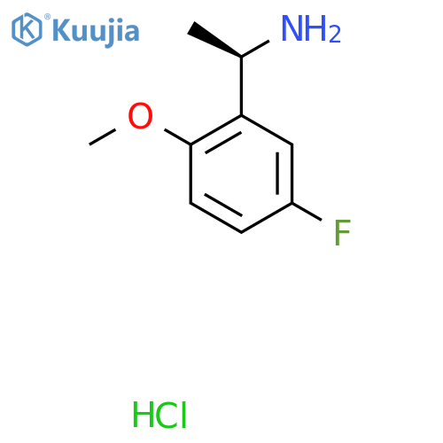 (1R)-1-(5-fluoro-2-methoxyphenyl)ethan-1-amine structure