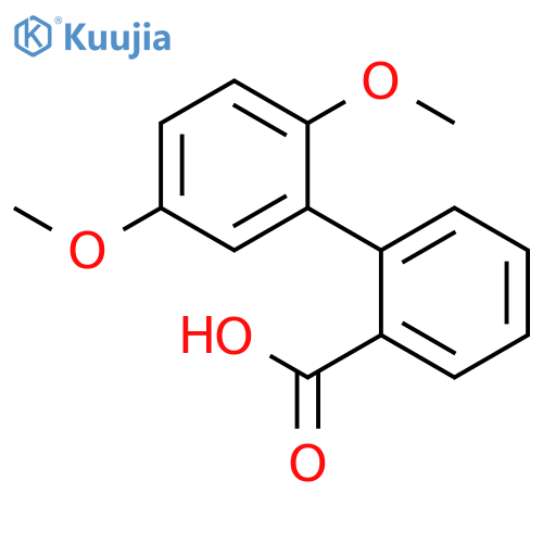 2-(2,5-Dimethoxyphenyl)benzoic acid structure