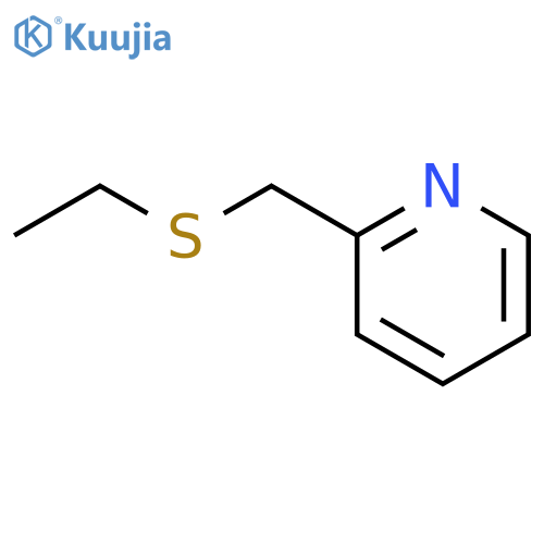 2-(ethylsulfanyl)methylpyridine structure