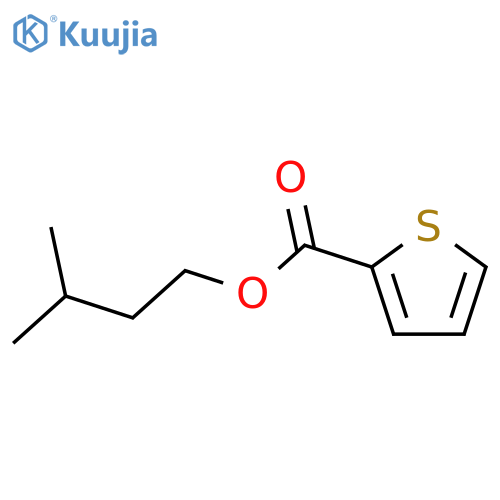2-Thiophenecarboxylicacid, 3-methylbutyl ester structure