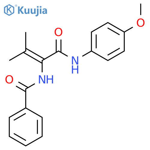 Benzamide, N-[1-[[(4-methoxyphenyl)amino]carbonyl]-2-methyl-1-propenyl]- (9CI) structure
