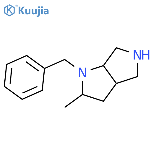 1-benzyl-2-methyl-octahydropyrrolo2,3-cpyrrole structure