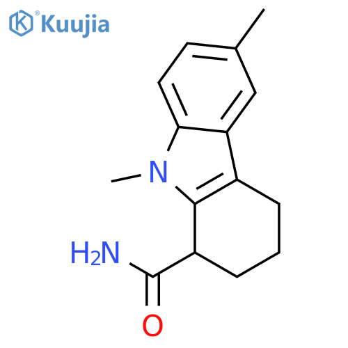 1H-Carbazole-1-carboxamide, 2,3,4,9-tetrahydro-6,9-dimethyl- structure