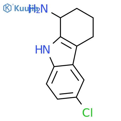 6-chloro-2,3,4,9-tetrahydro-1H-carbazol-1-amine structure