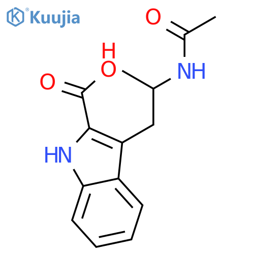 3-(2-acetamidopropyl)-1h-indole-2-carboxylic Acid structure
