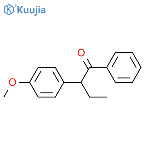 2-(p-Methoxyphenyl)butyrophenone structure