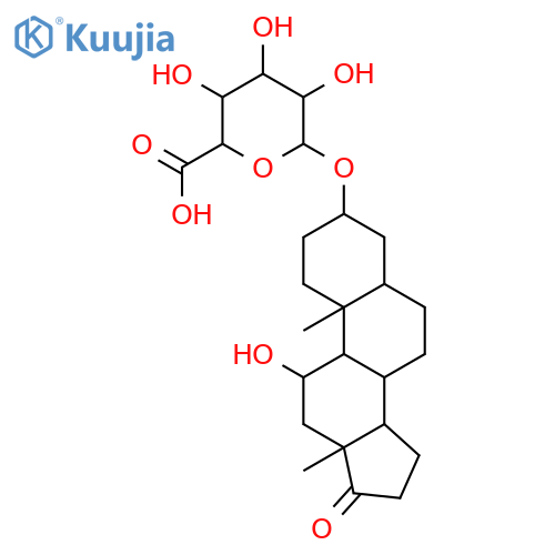 5α-Androstan-3α,11β-diol-17-one 3-Glucosiduronate structure