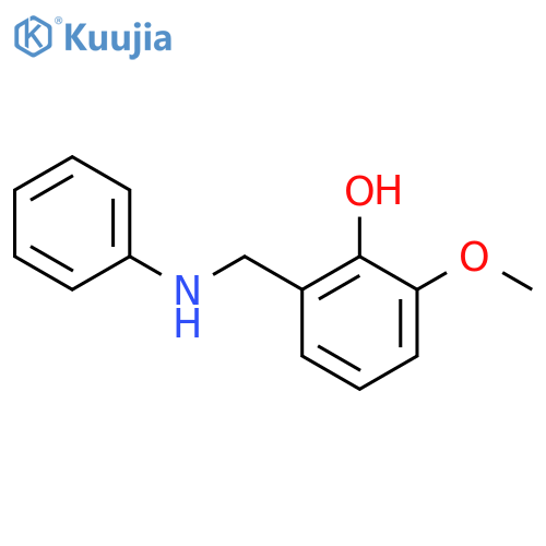2-methoxy-6-[(phenylamino)methyl]phenol structure
