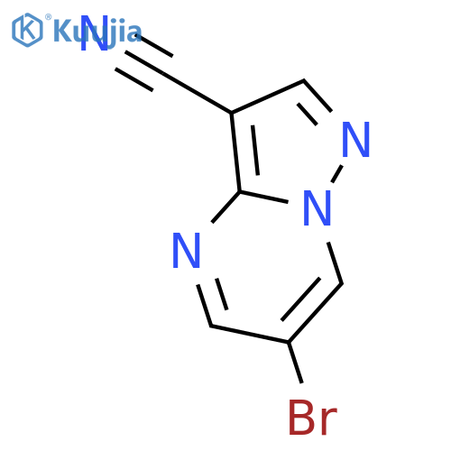 6-Bromopyrazolo1,5-apyrimidine-3-carbonitrile structure