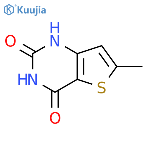 6-methylthieno3,2-dpyrimidine-2,4-diol structure