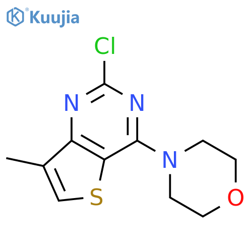 2-Chloro-7-methyl-4-morpholinothieno[3,2-d]pyrimidine structure