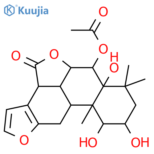 1,2,5,6-Tetrahydroxy-17,7-vouacapanolide; (1α,2α,5α,6α,7β)-form, 6-Ac structure