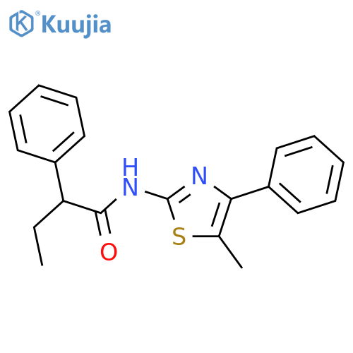 N-(5-Methyl-4-phenyl-thiazol-2-yl)-2-phenyl-butyramide structure