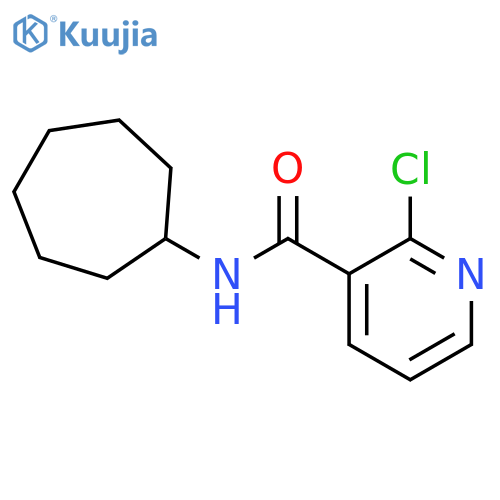 2-chloro-N-cycloheptylnicotinamide structure
