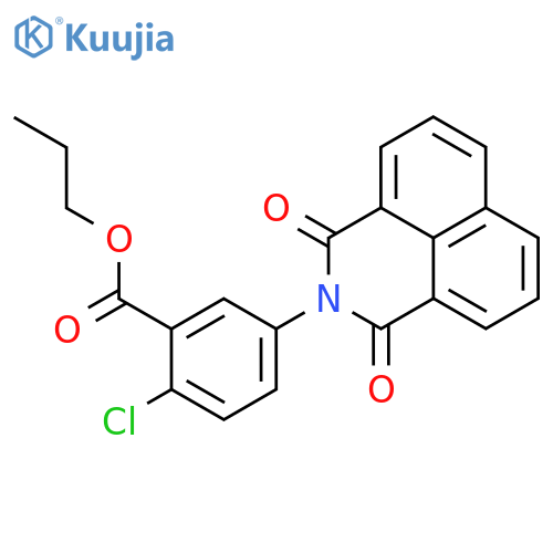 propyl 2-chloro-5-(1,3-dioxo-1H-benzo[de]isoquinolin-2(3H)-yl)benzoate structure