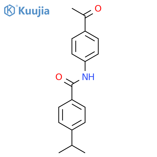 N-(4-Acetylphenyl)-4-isopropylbenzamide structure