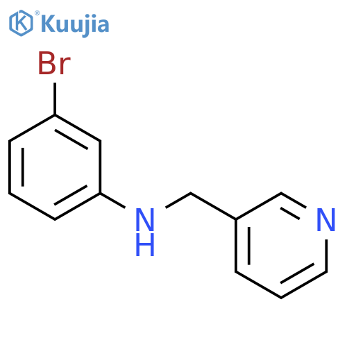 3-bromo-N-[(pyridin-3-yl)methyl]aniline structure