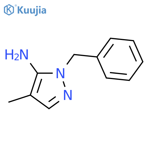 1-Benzyl-4-methyl-1H-pyrazol-5-amine structure