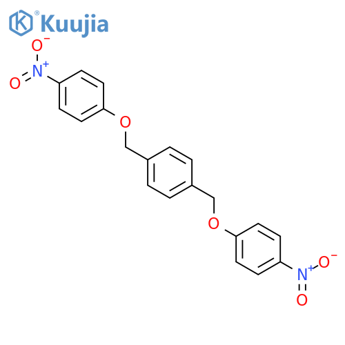 Benzene, 1,4-bis[(4-nitrophenoxy)methyl]- structure