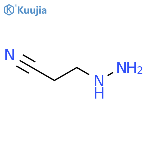 3-Hydrazinylpropanenitrile structure